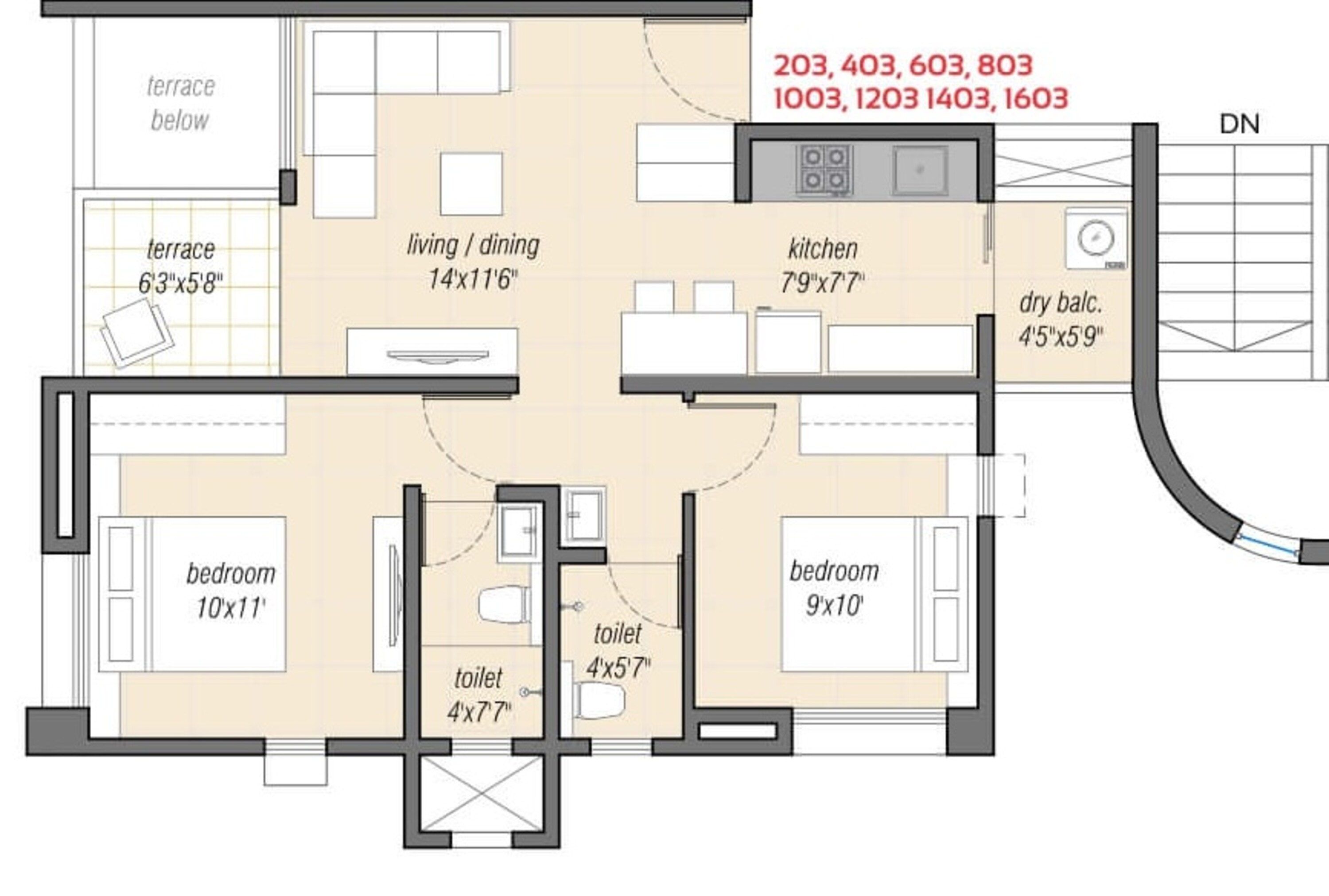 little earth masulkar city phase 2 apartment 2bhk 692sqft21