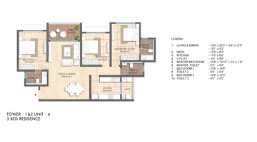  3 BHK Apartment at Lodha Altero, Wakad – for Sale