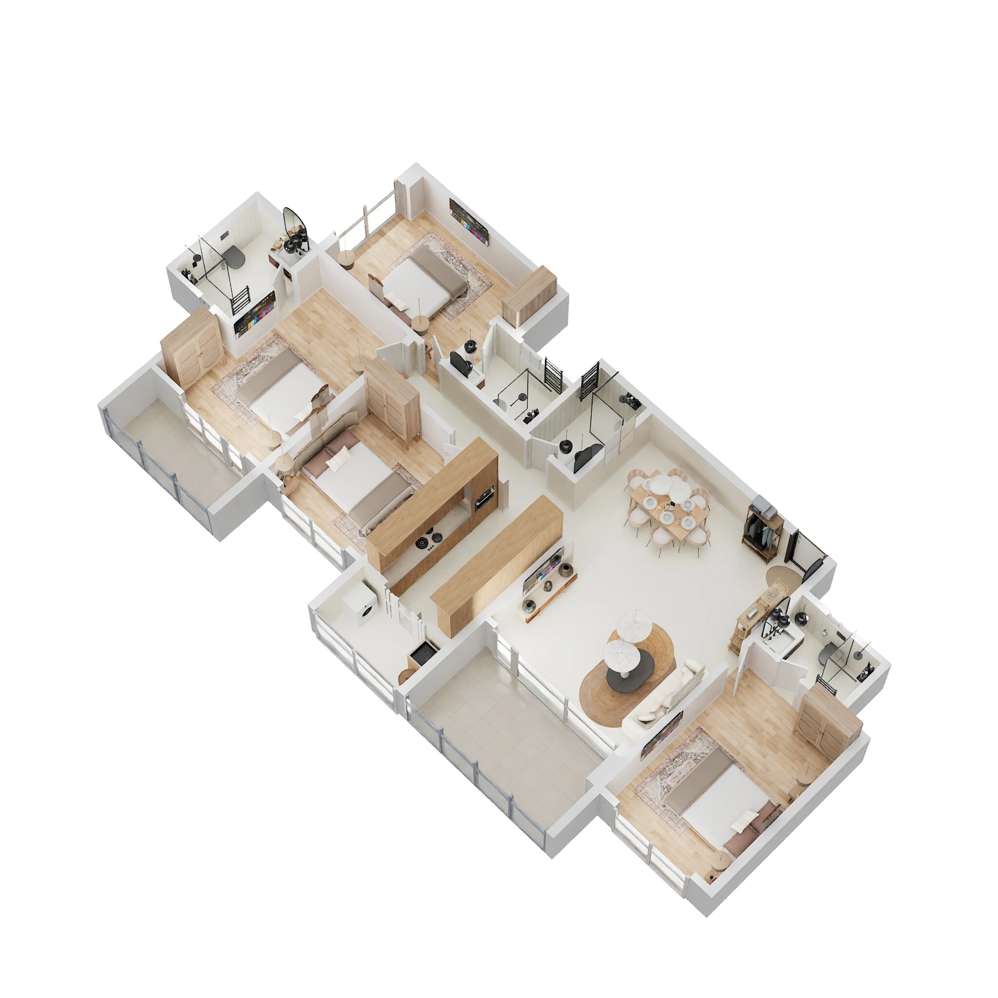 4 BHK 1659 Sq. Ft. Apartment