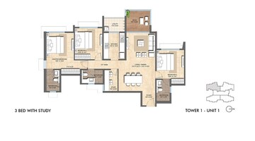  3 BHK Apartment at Lodha Bella Vita, Nibm Road – for Sale
