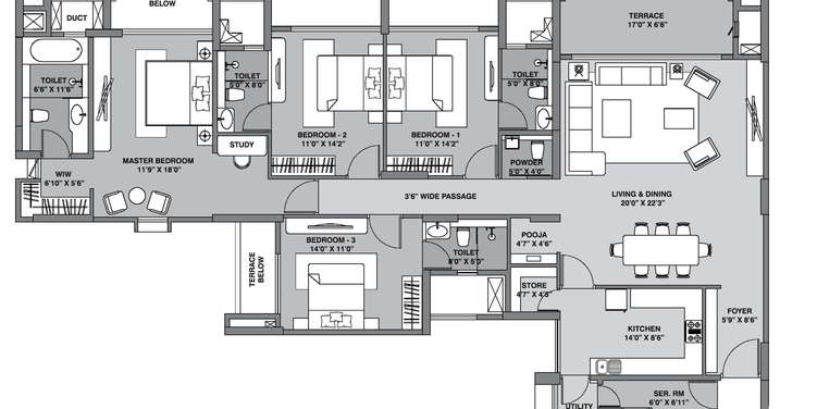 lodha belmondo apartment 4bhk sq 2030sqft 1