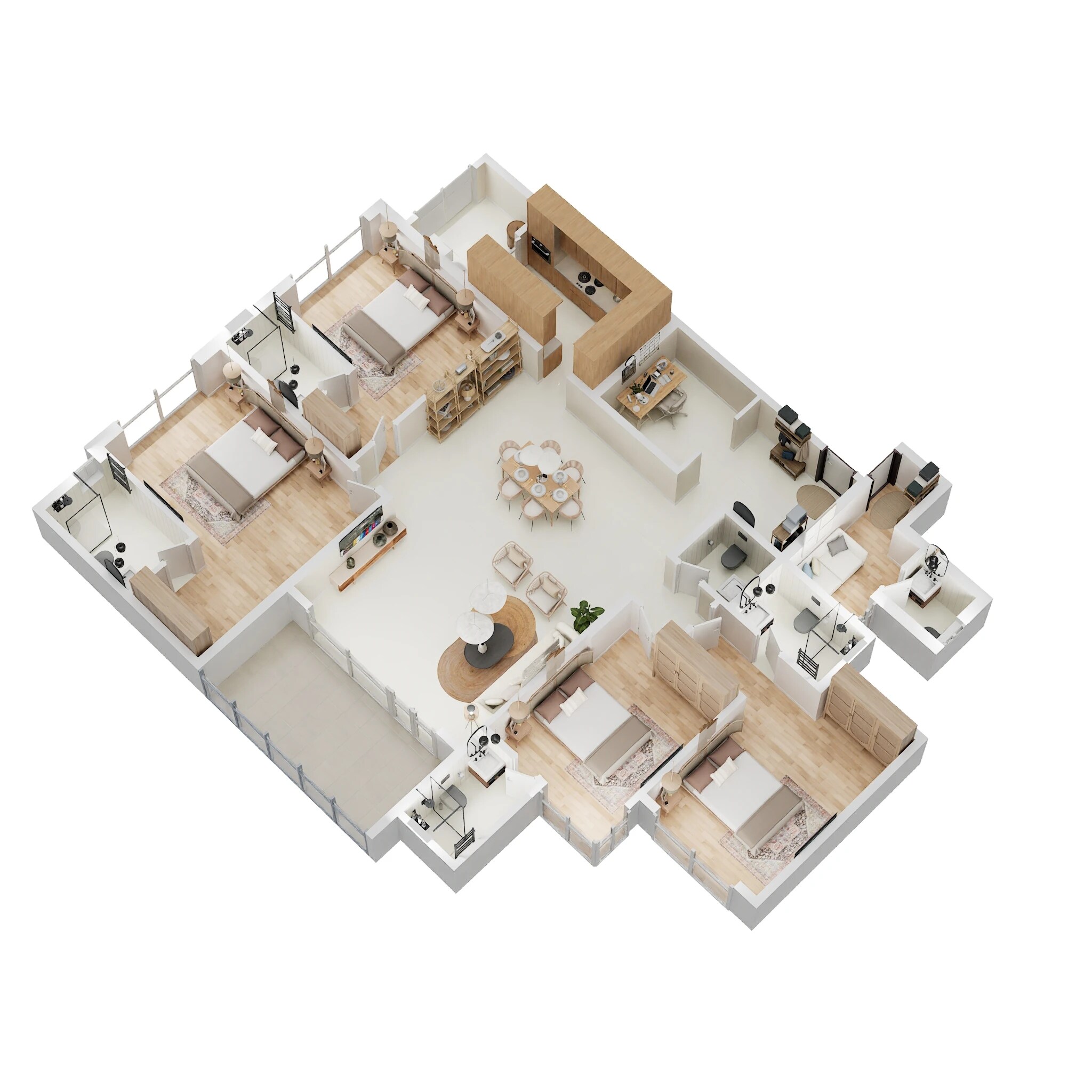 4 BHK 2056 Sq. Ft. Apartment