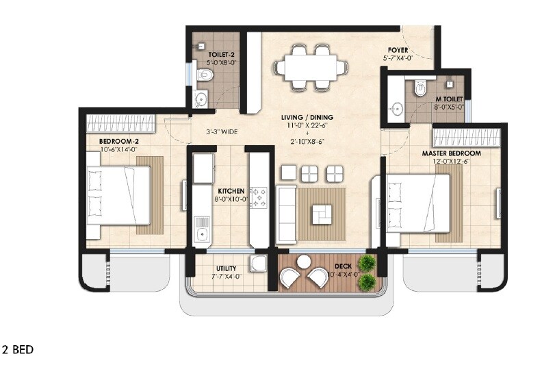 Other, lodha-panache 2 Bedroom 908 Sq.Ft. Apartment In Mahalunge Pune 6891053