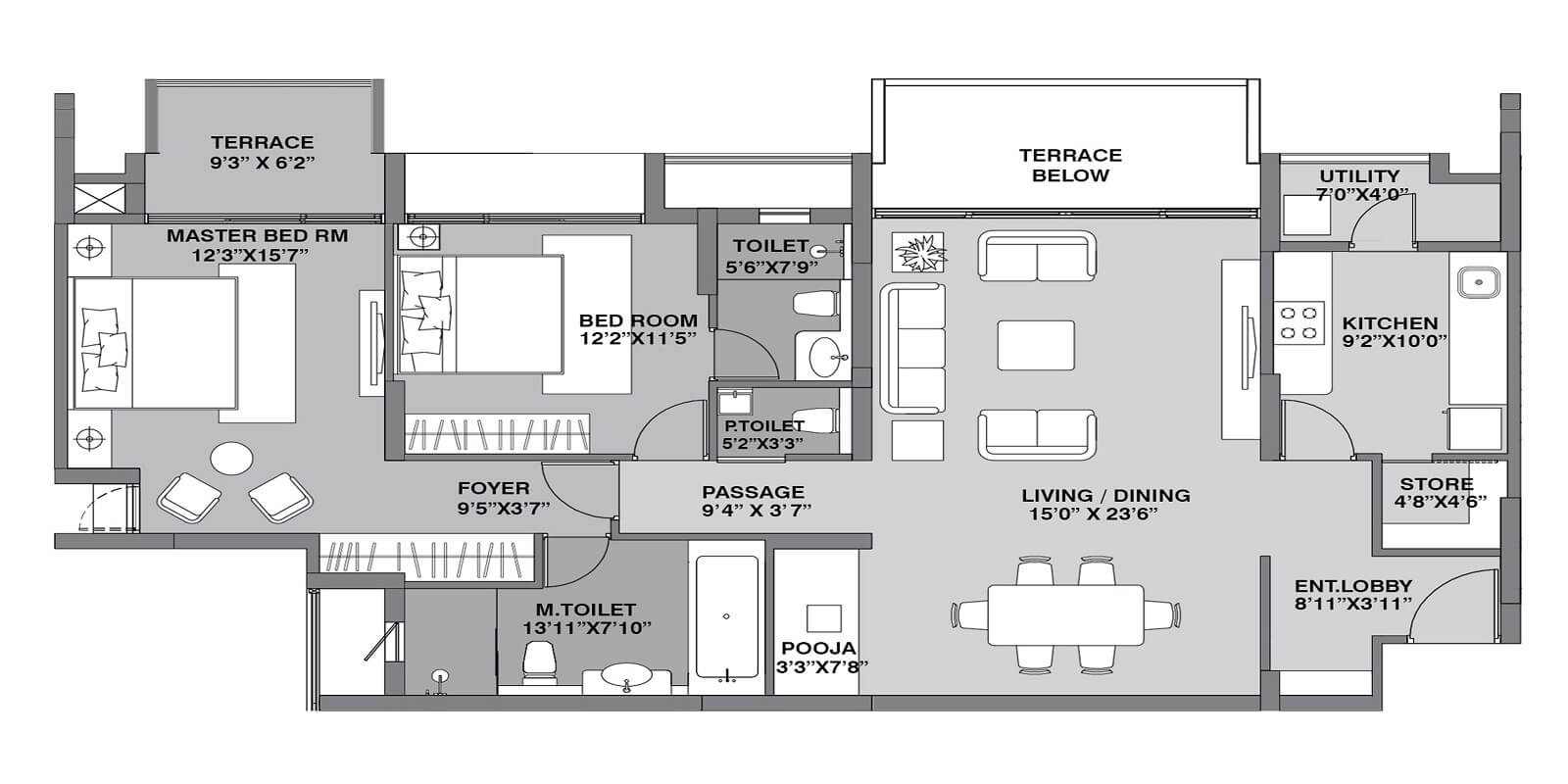 lodha riviera apartment 2 bhk 1700sqft 20232915172932