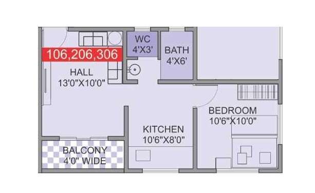 lomte residency apartment 1 bhk 346sqft 20244810104853