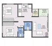 LS Mehetre Avishkar Heights 2 BHK Layout