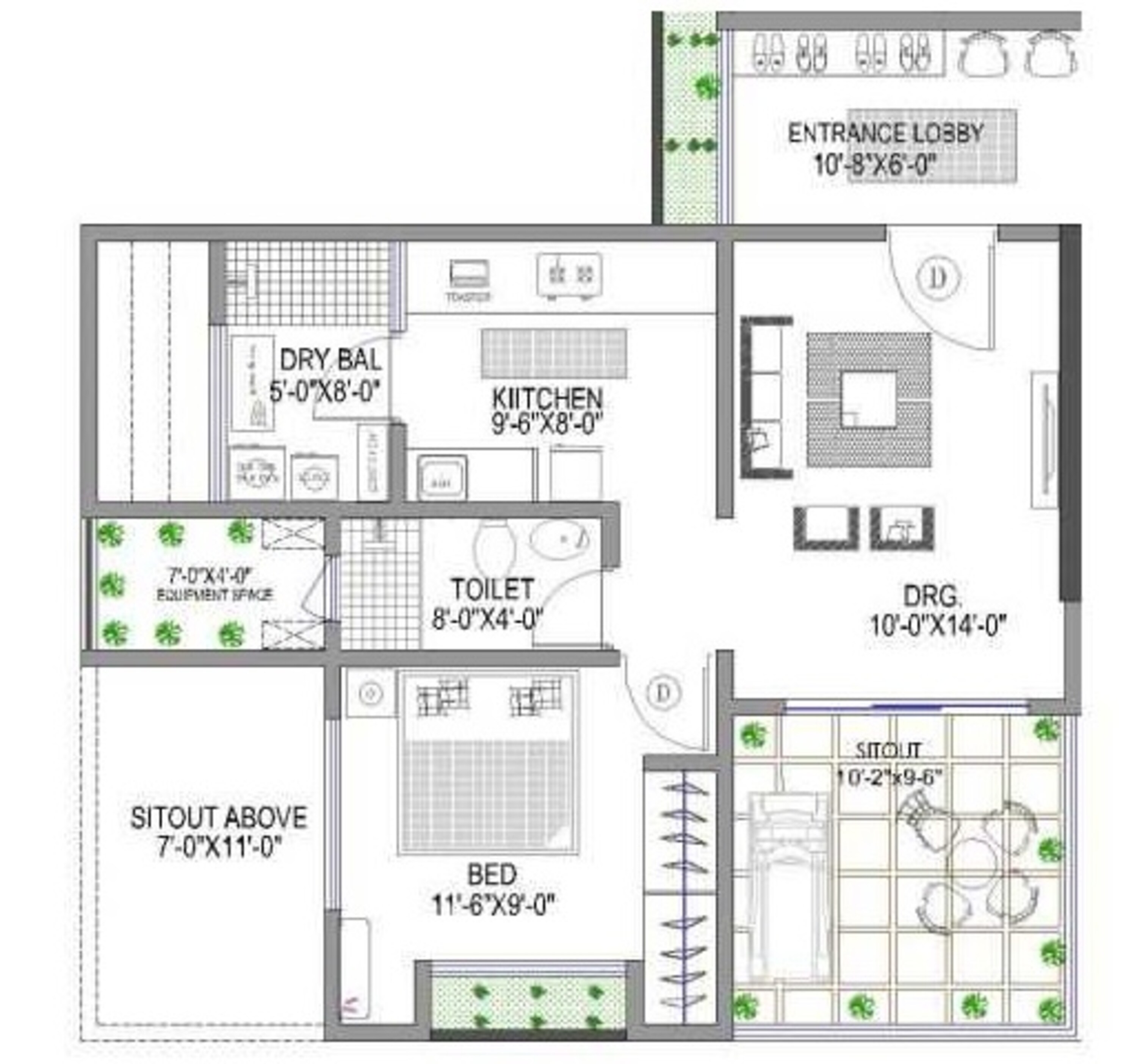 lunkad 150 freeway apartment 1 bhk 785sqft 20200730100754