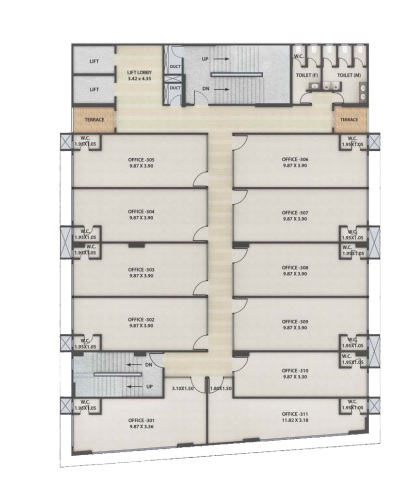 389 Sq. Ft. Retail Shop in Magnolia Business Center