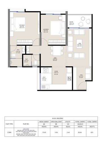  2 BHK Apartment at Mahavir Silver Astra, Hadapsar – for Sale