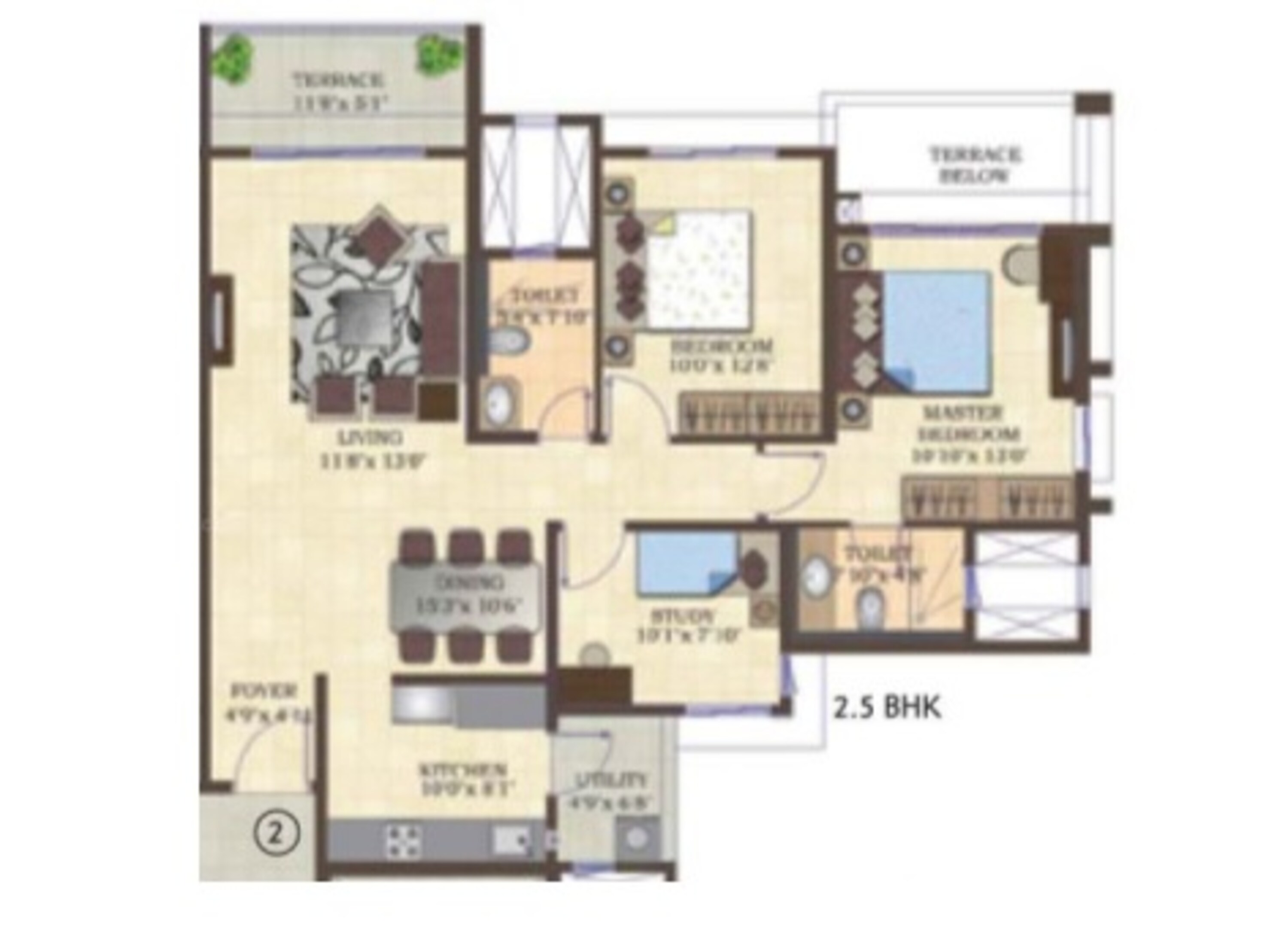 mahindra antheia apartment 2 bhk 630sqft 20220216150223
