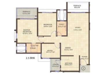  2 BHK Apartment at Mahindra Antheia, Pimpri – for Rent
