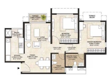  2 BHK Apartment at Mahindra Centralis Tower 1, Pimpri – for Rent