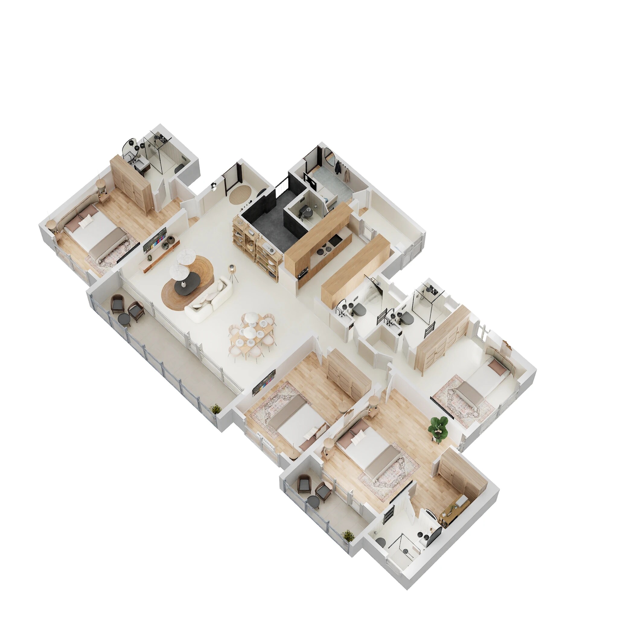 4 BHK 1599 Sq. Ft. Apartment