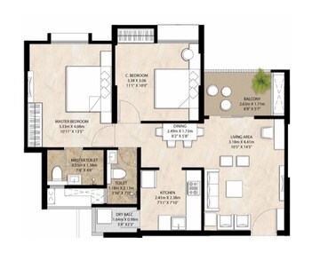  2 BHK Apartment at Mahindra Happinest Tathawade Phase 1, Tathawade – for Sale