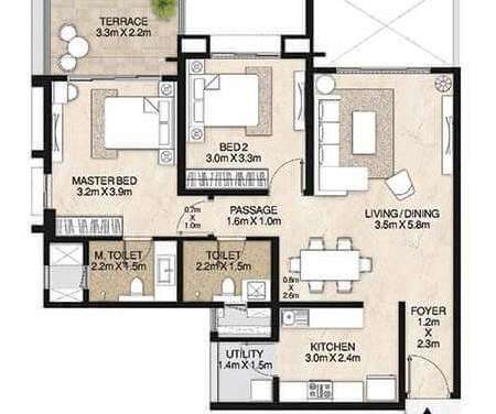 mahindra lifespaces antheia apartment 2 bhk 1095sqft 20205020115033