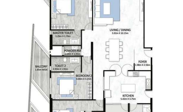 mahindra lifespaces l artista apartment 3 bhk 2629sqft 20212028212029