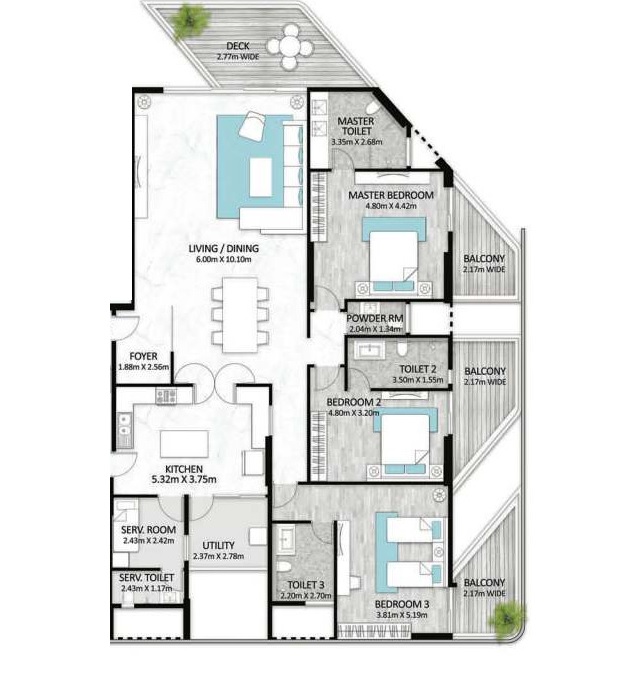 mahindra lifespaces l artista apartment 3 bhk 3544sqft 20212028212002
