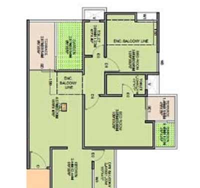 majestique aqua apartment 2 bhk 457sqft 20225417165429
