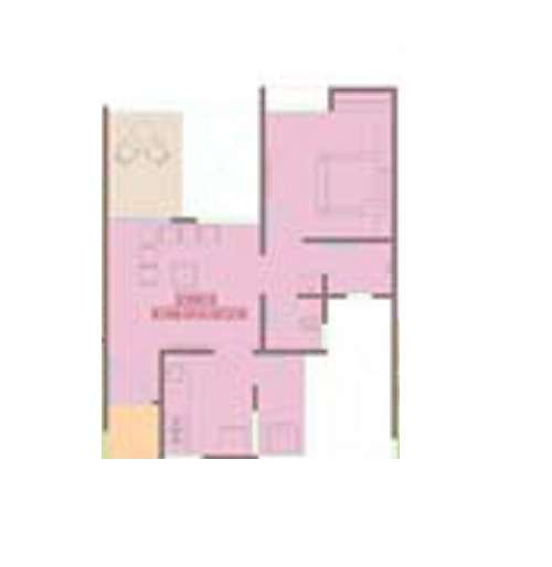 1 BHK 306 Sq. Ft. Apartment in Majestique Manhattan Phase 2