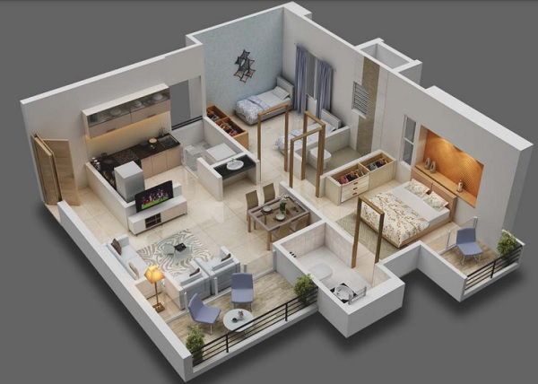 majestique rhythm county apartment 2 bhk 721sqft 20264714144722