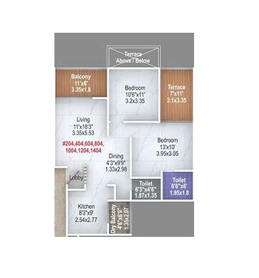 majestique signature towers phase 3 apartment 2 bhk 716sqft 20225604155651