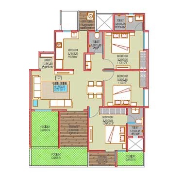 majestique towers east phase 2 apartment 3 bhk 771sqft 20213516173543