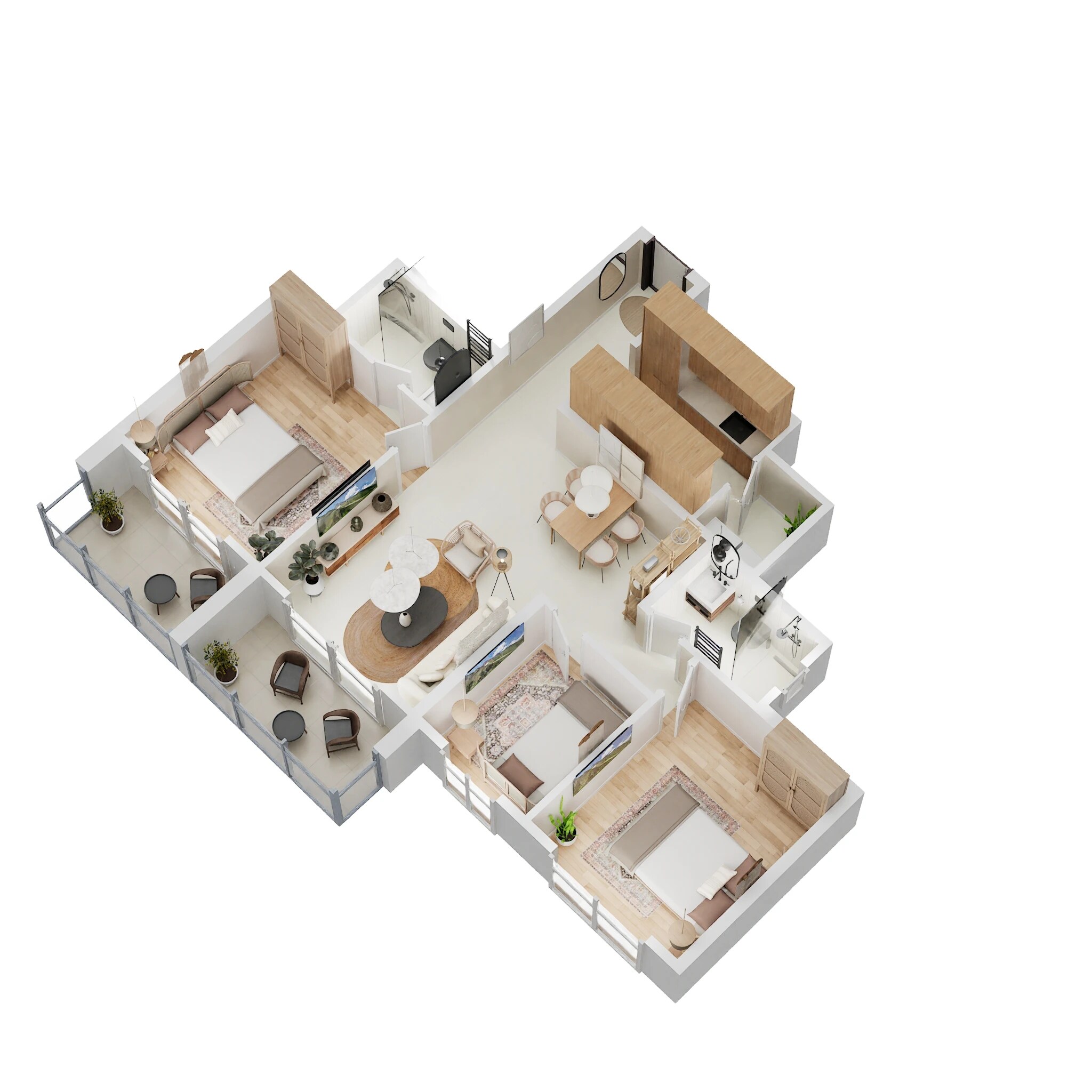 Floor plan of 2 BHK Apartment - 757 sq. ft. in Kumar Magna City, Pune