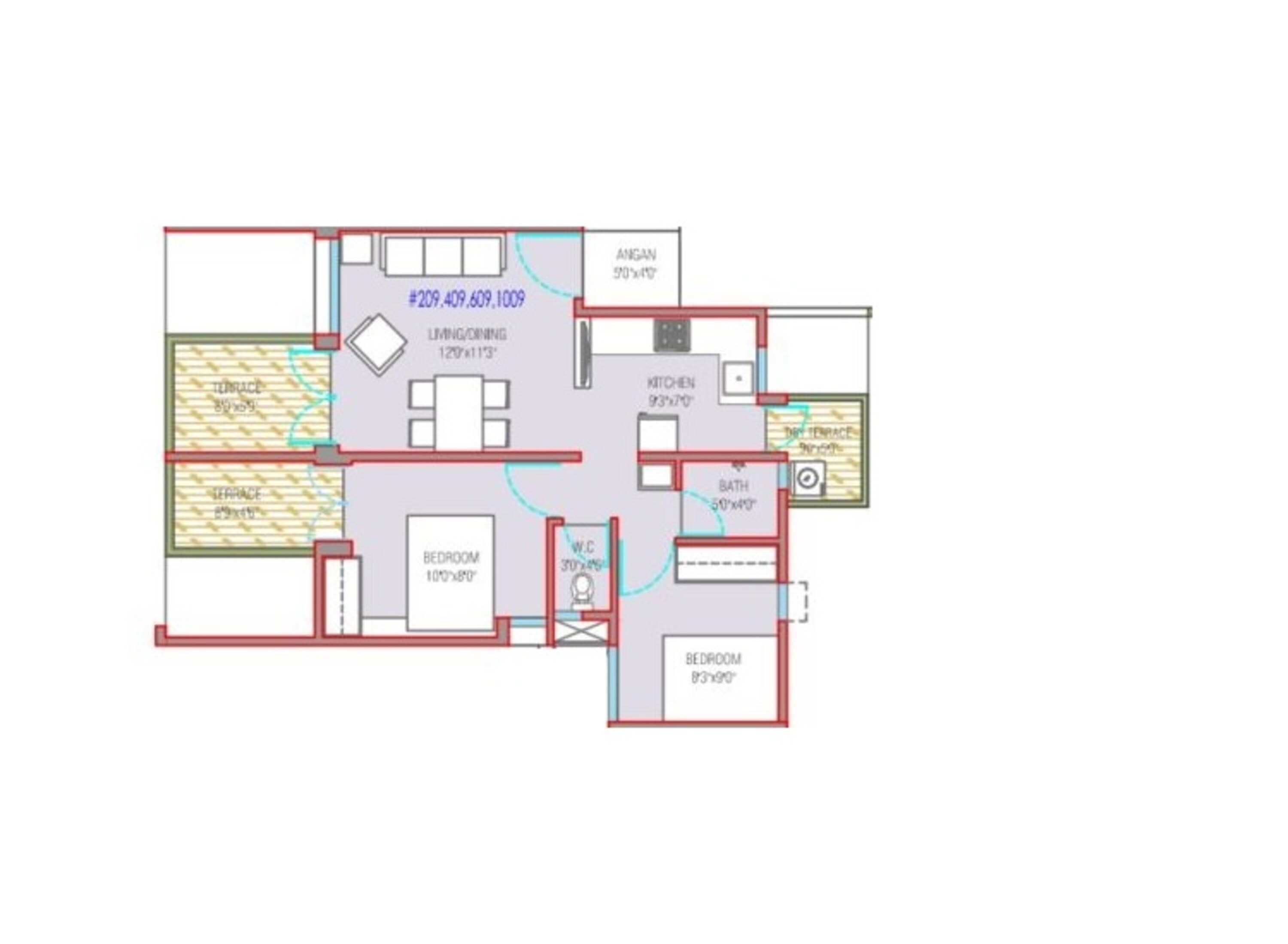mantra 29 gold coast apartment 2 bhk 625sqft 20240912120926