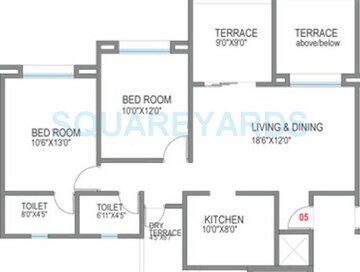  2 BHK Apartment at Mantra Alkasa, Mohammadwadi – for Rent