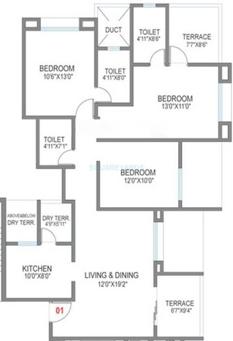 3 BHK Apartment For Resale in Mantra Alkasa Mohammadwadi Pune  7524597