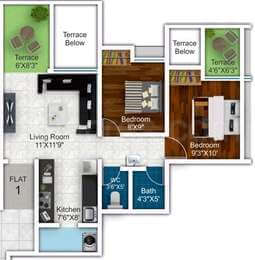 Other, mantra-insignia 2 Bedroom 985 Sq.Ft. Apartment In Mundhwa Pune 8833141