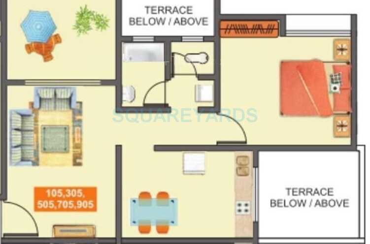 mantra mantra majestica apartment 1bhk 636sqft1