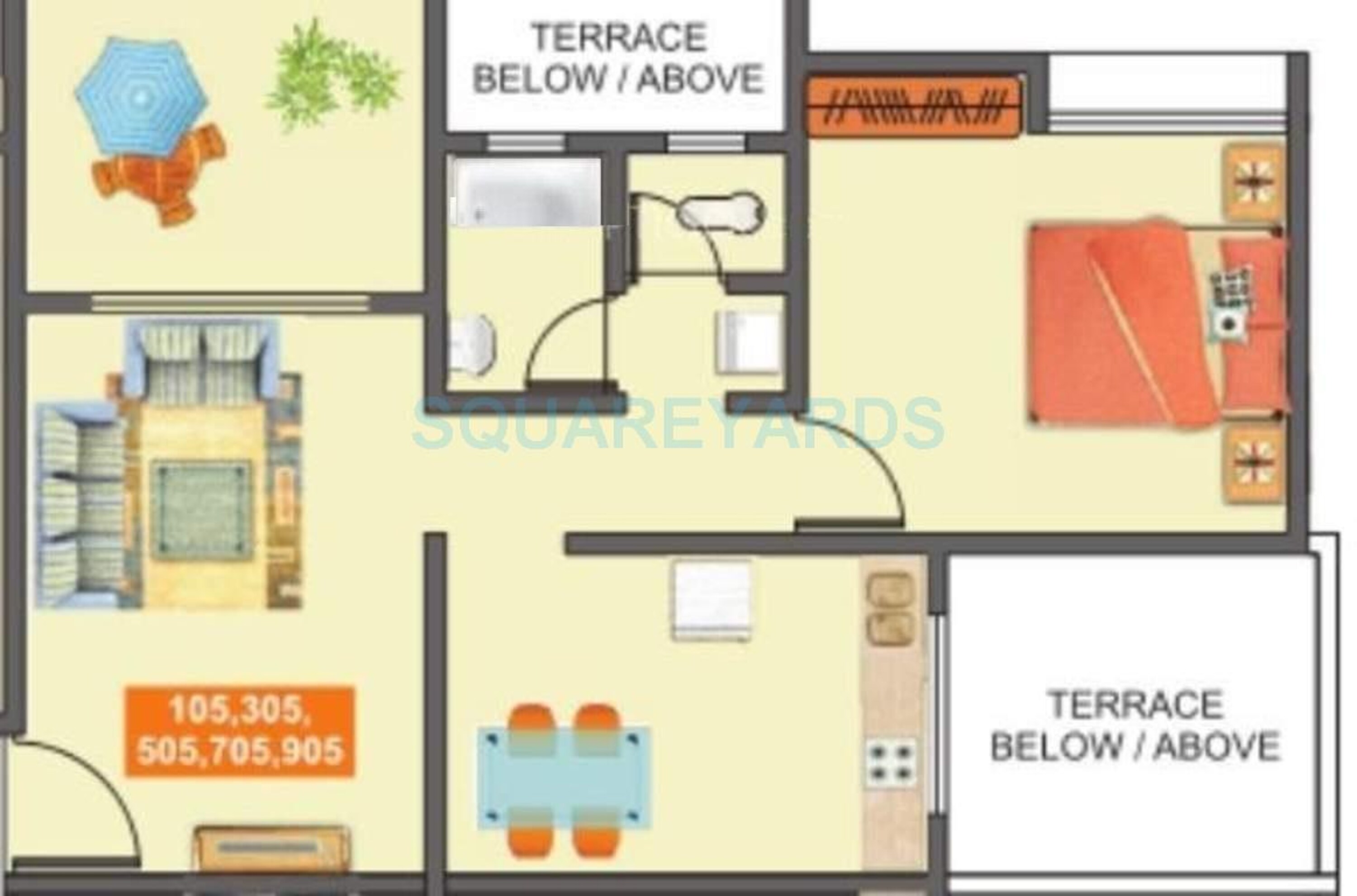 mantra mantra majestica apartment 1bhk 636sqft1
