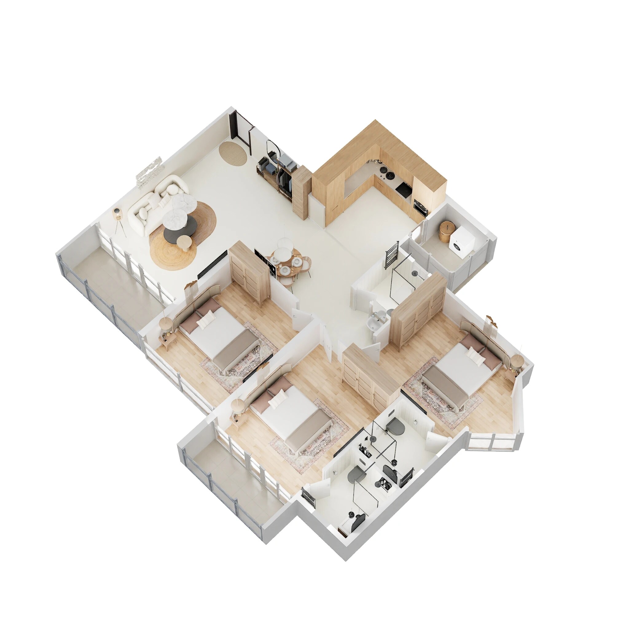 3 BHK 1177 Sq. Ft. Apartment