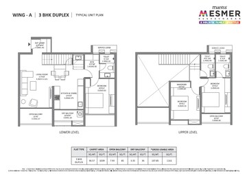  3 BHK Apartment at Mantra Mesmer, Keshav Nagar – for Rent