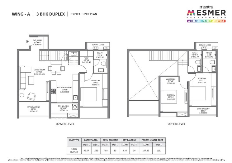 Other, mantra-mesmer 3 Bedroom 1040 Sq.Ft. Apartment In Keshav Nagar Pune 9015389