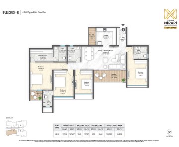  4 BHK Apartment at Mantra Mirari, Koregaon Park – for Sale