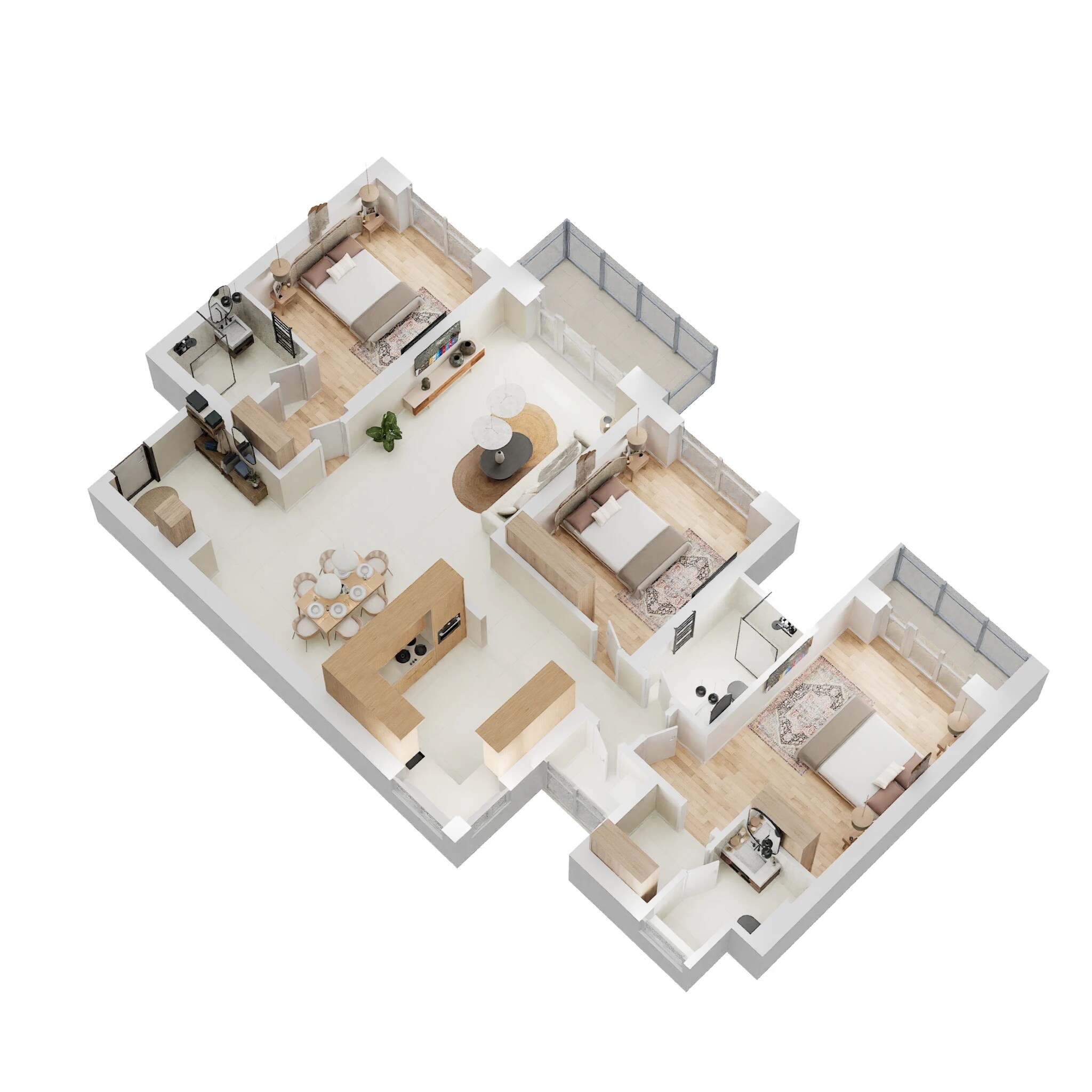 3 BHK 1471 Sq. Ft. Apartment