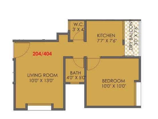 Maple Aapla Ghar Chakan 1 BHK Layout