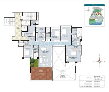  4 BHK Apartment at Marvel Aquanas, Kharadi – for Sale