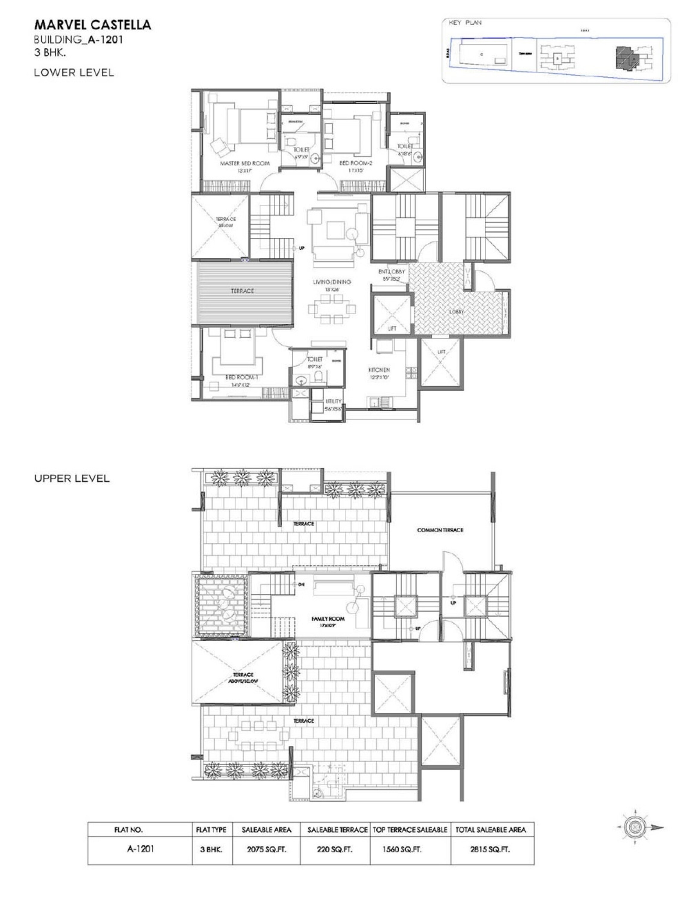 marvel castella penthouse 3bhk 2815sqft 1
