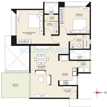  2 BHK Apartment at Marvel Cerise, Kharadi – for Rent
