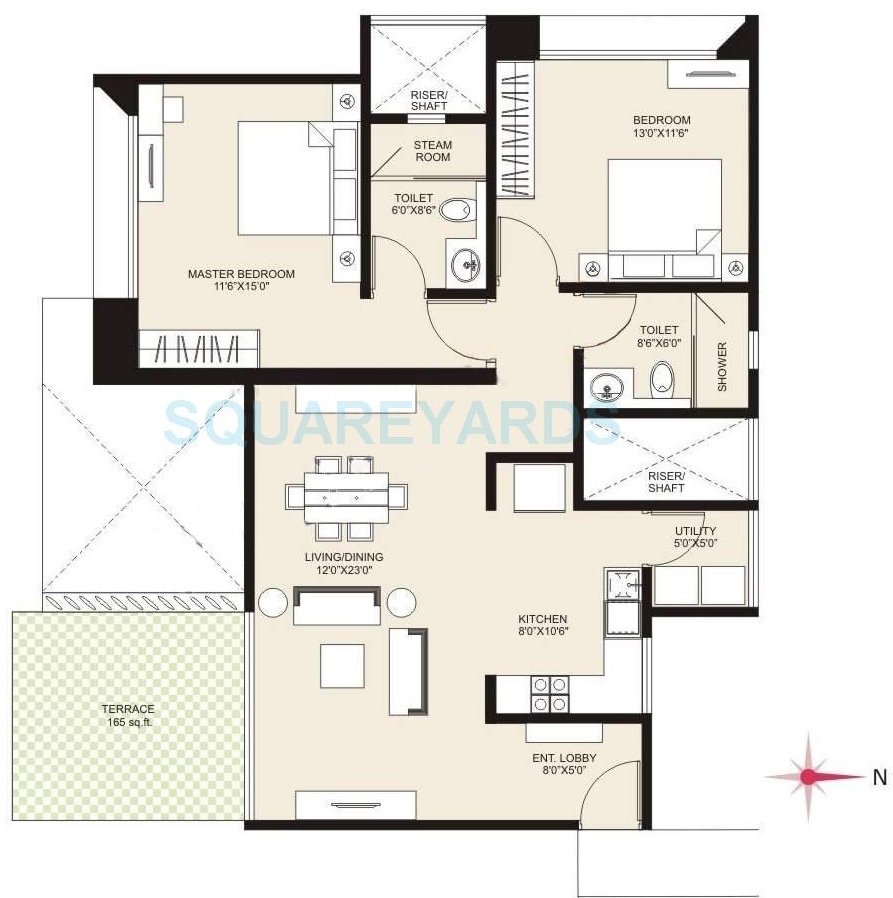 marvel cerise apartment 2 bhk 754sqft 20214324174335