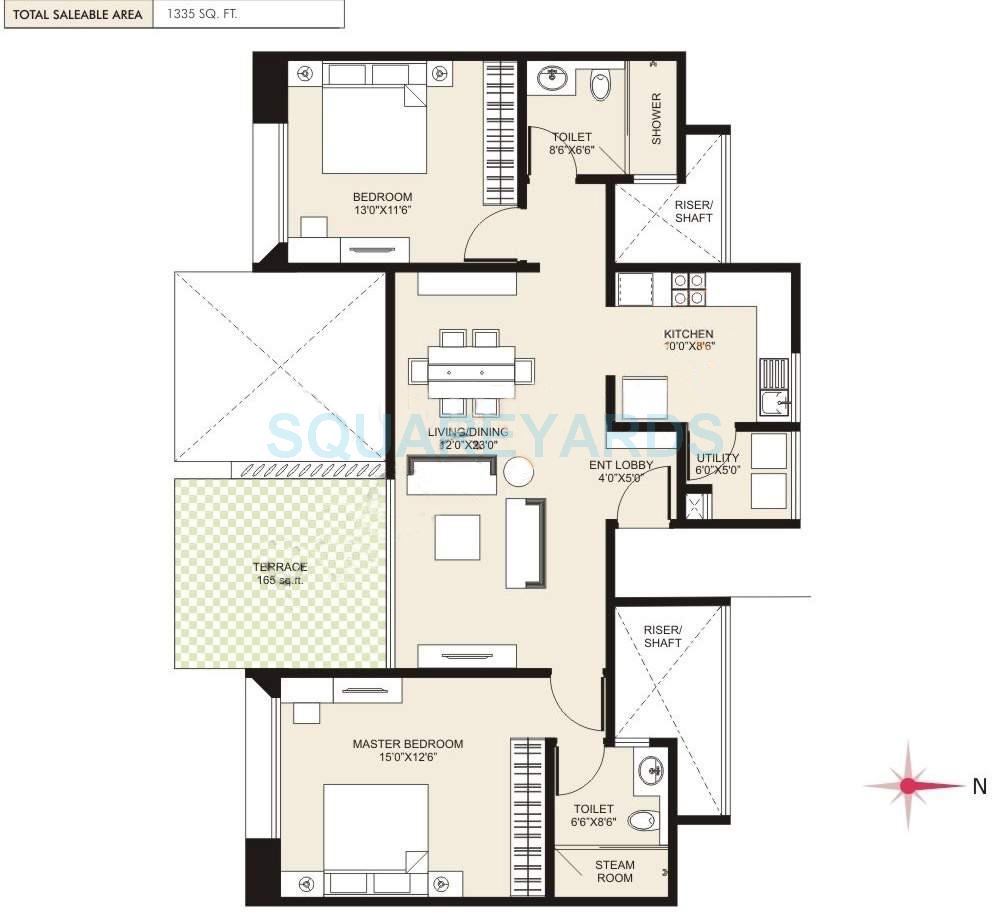 marvel cerise apartment 2bhk 1335sqft 9889