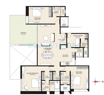  3 BHK Penthouse at Marvel Cerise, Kharadi – for Sale