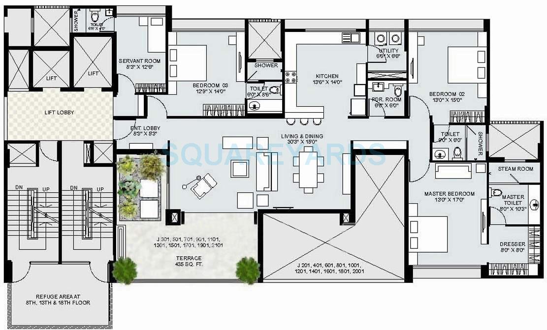  3 BHK Apartment at Marvel Isola, Mohammadwadi – for Rent