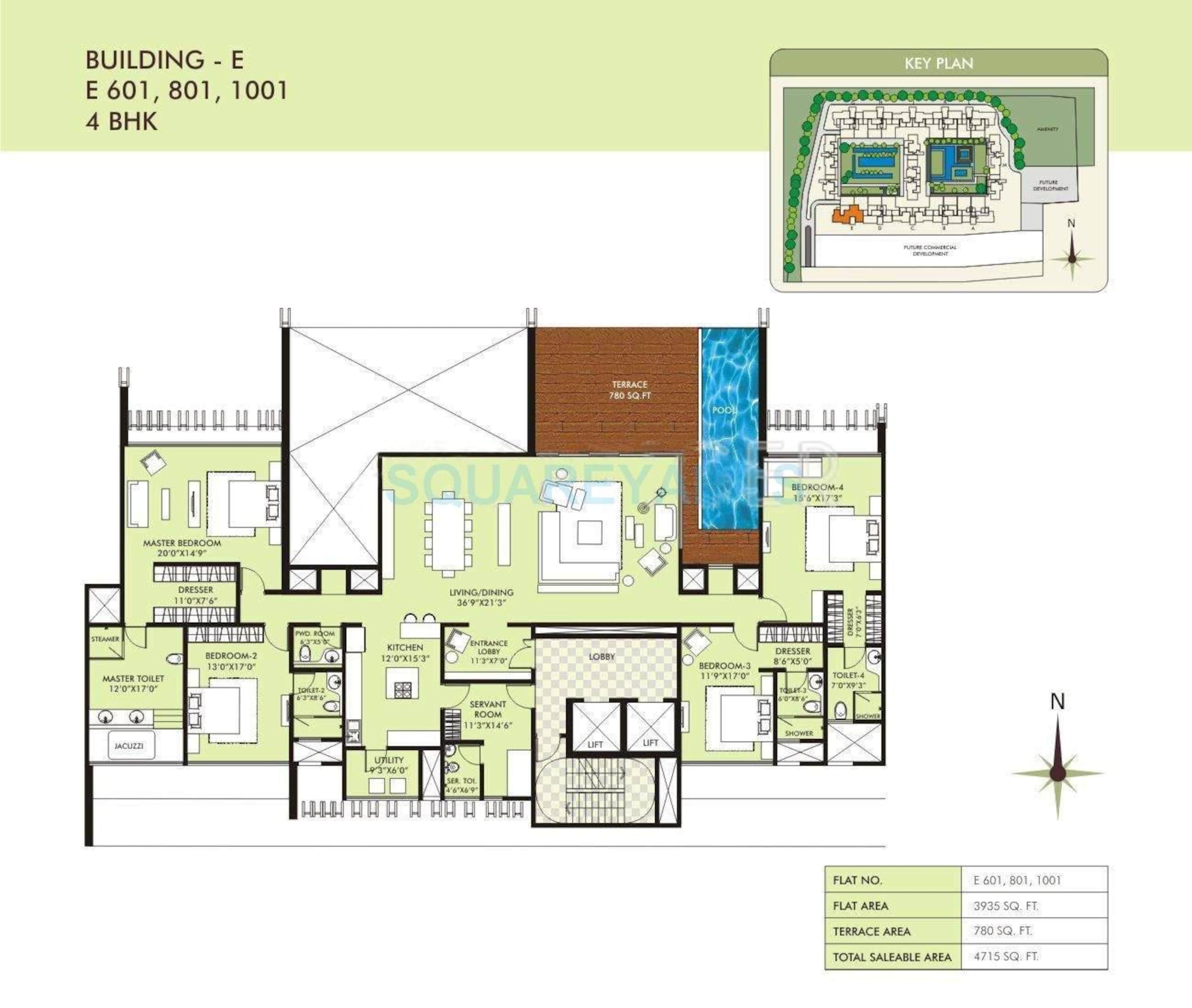 marvel sangria apartment 4bhk 4715sqft 10560