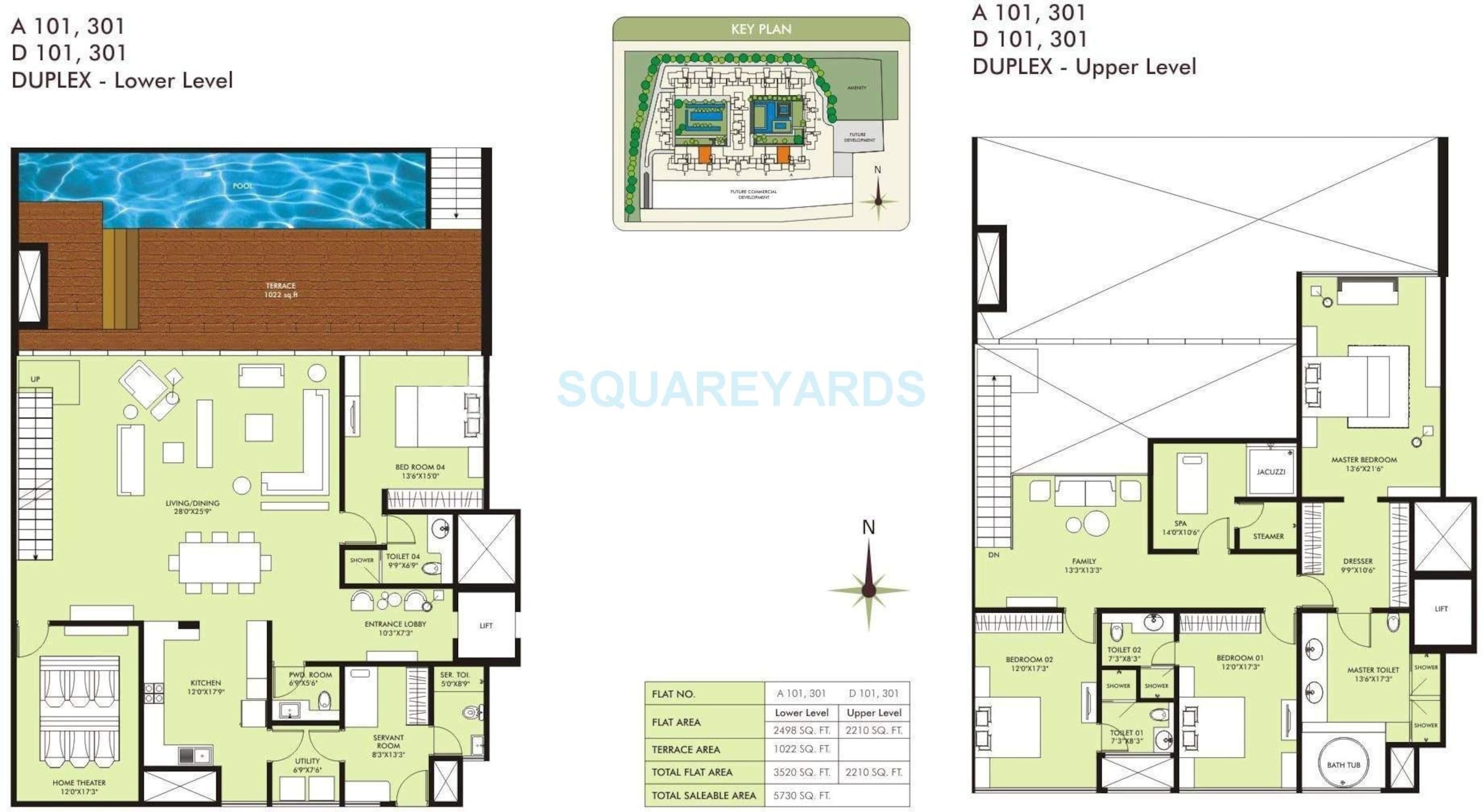 marvel sangria apartment 4bhk 5730sqft 10561