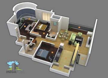  2 BHK Apartment at Megapolis Sangria Towers, Hinjewadi – for Sale