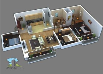  3 BHK Apartment at Megapolis Sangria Towers, Hinjewadi – for Sale